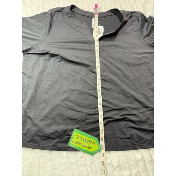 SwimsuitsForAll Xtra Life Lycra Split-Neck Swim Top Women's Plus Sz 22/24 NWT - Picture 2 of 11